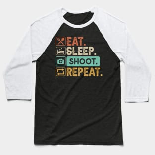 Eat Sleep Baseball Repeat Funny Baseball Players Kids Boys Baseball T-Shirt